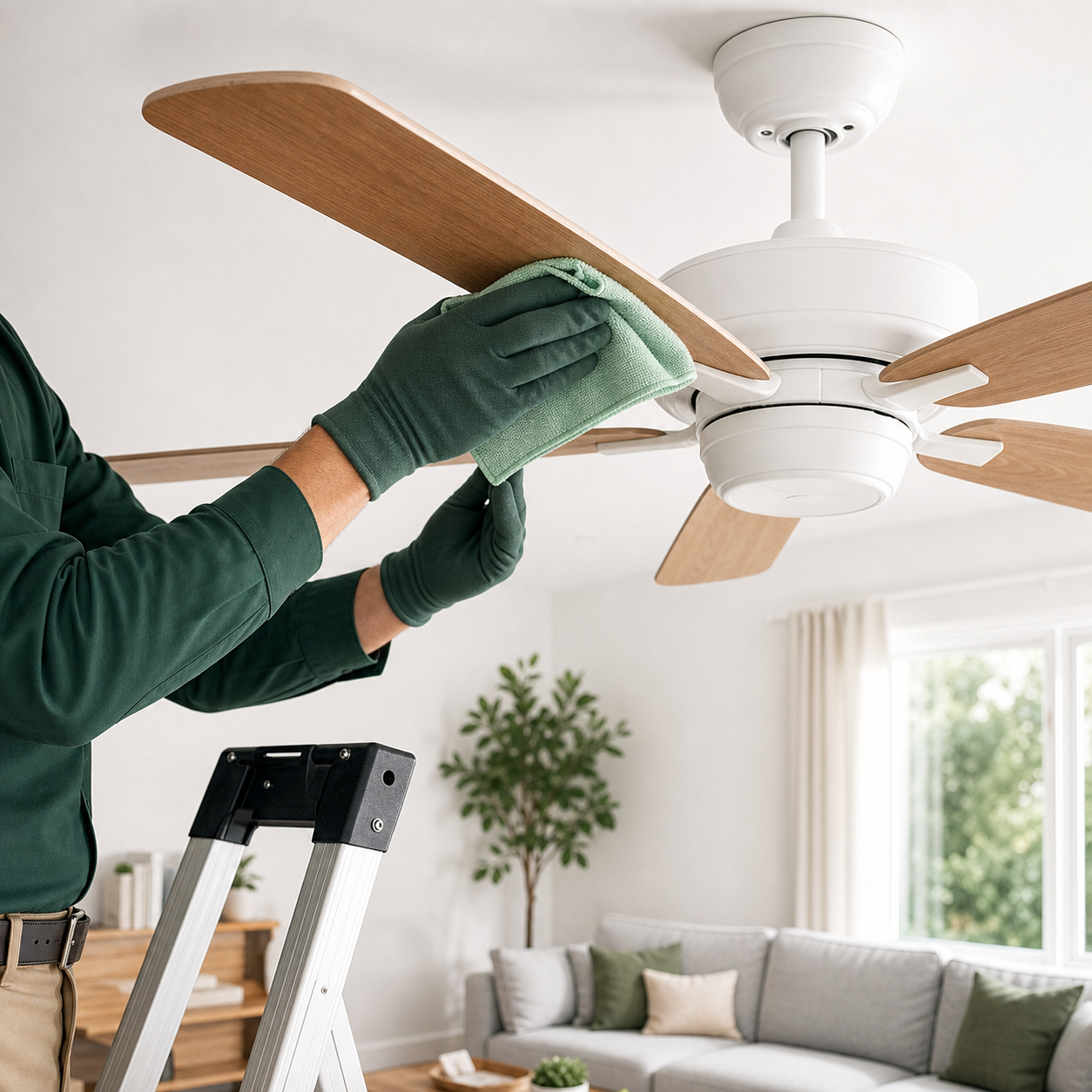 Fan cleaning